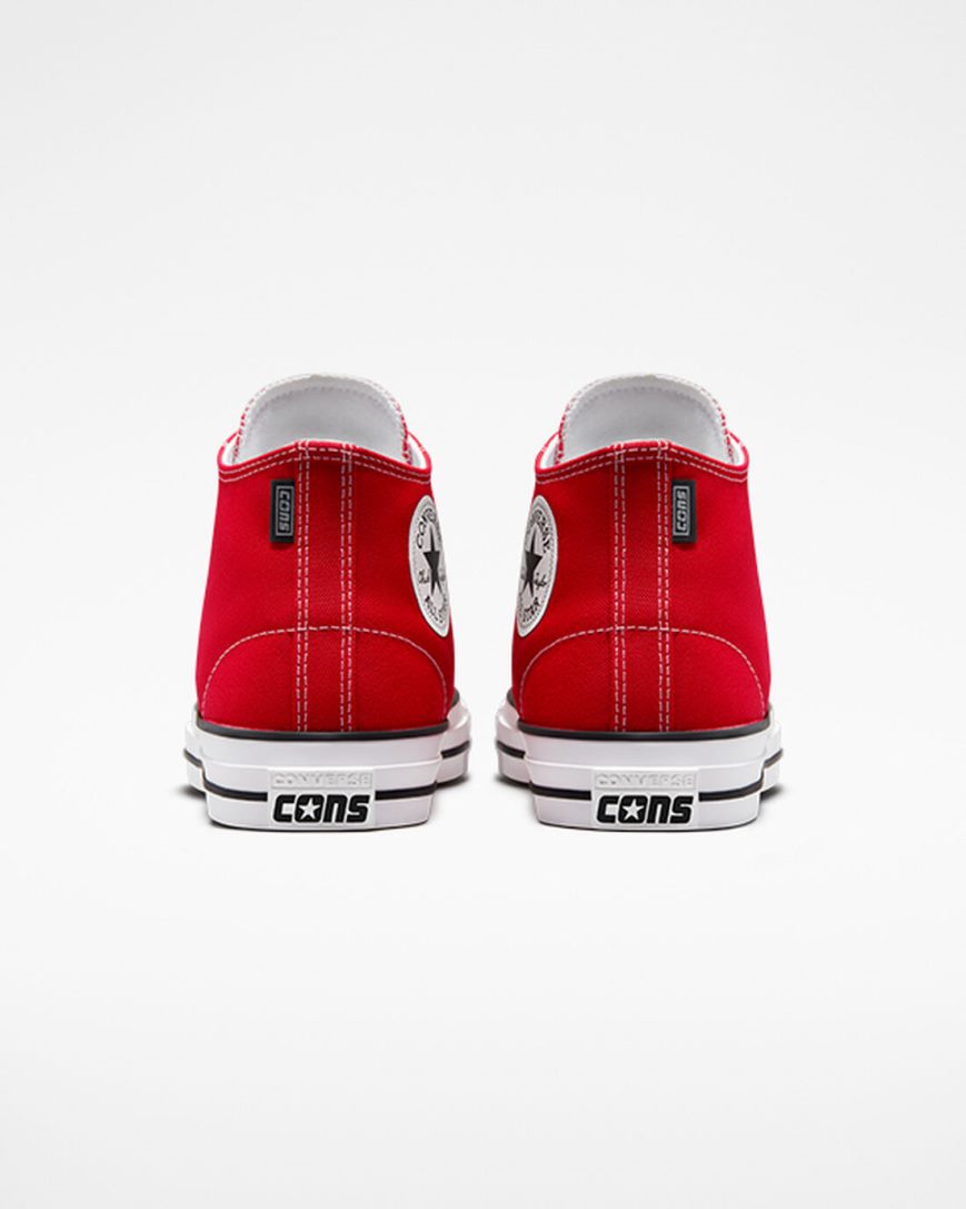 Dámské Skate Boty Converse CONS Chuck Taylor All Star Pro Červené Bílé Černé | CZ EUTP54